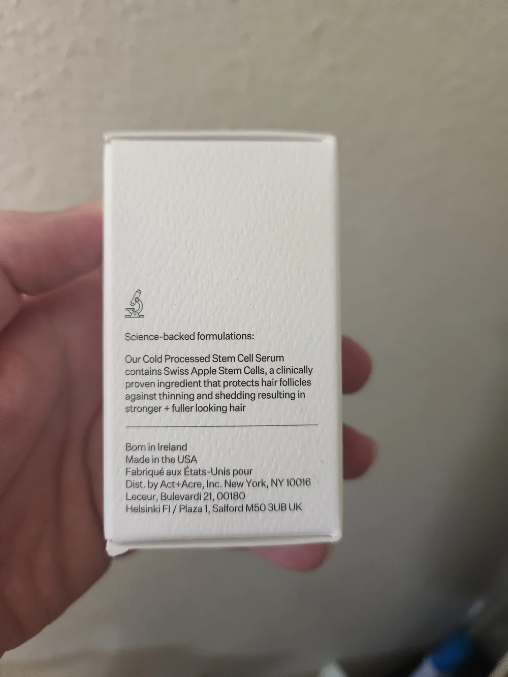 Cold Processed Stem Cell Scalp Serum — White